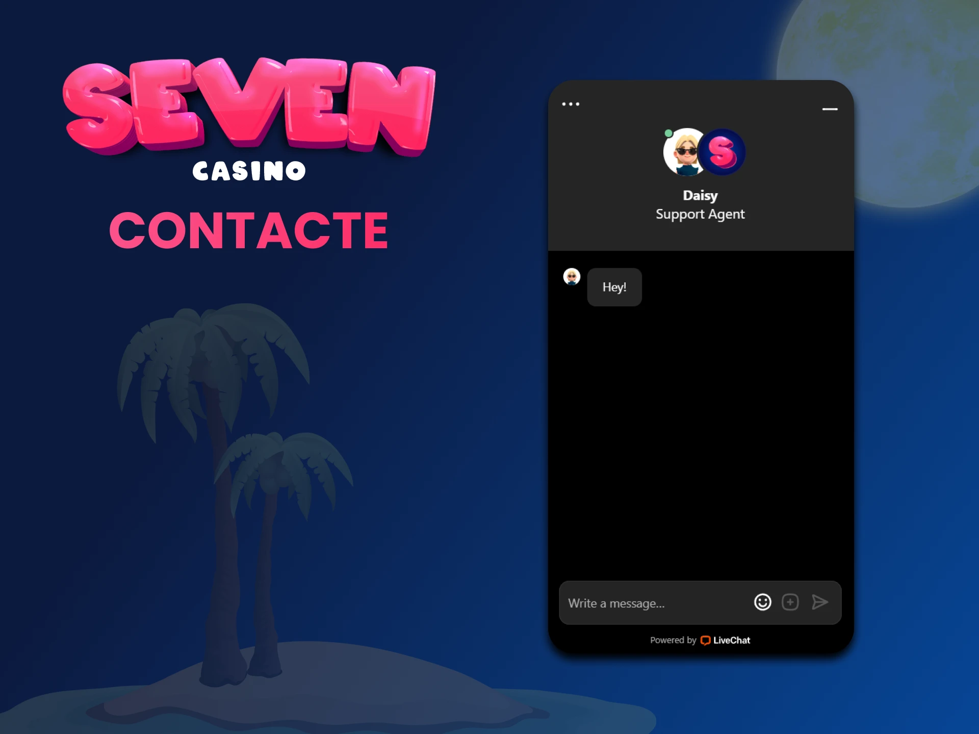 Cum să contactați Seven Casino pentru orice asistență.