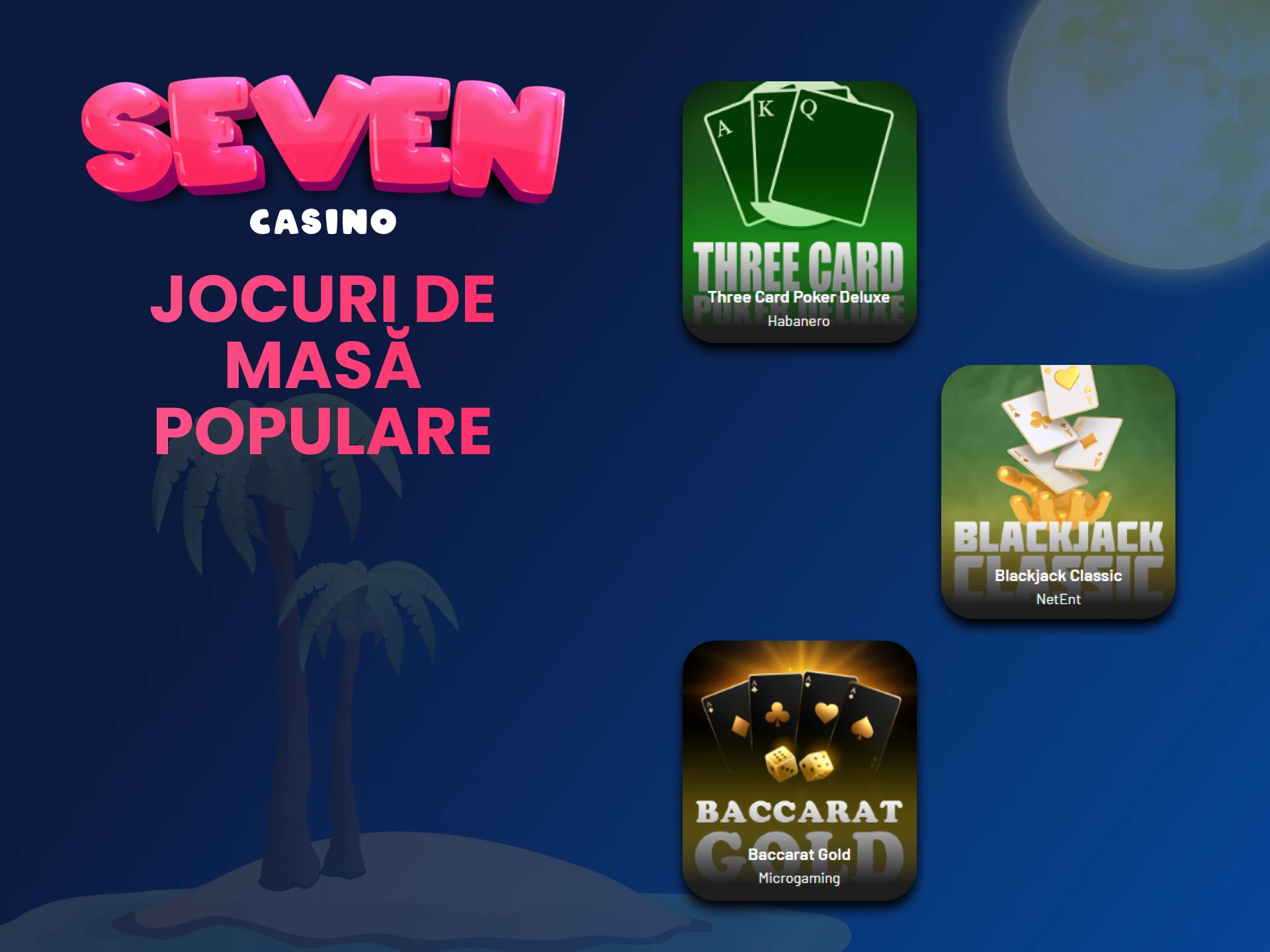 Ce jocuri de masă populare puteți încerca la Seven Casino.