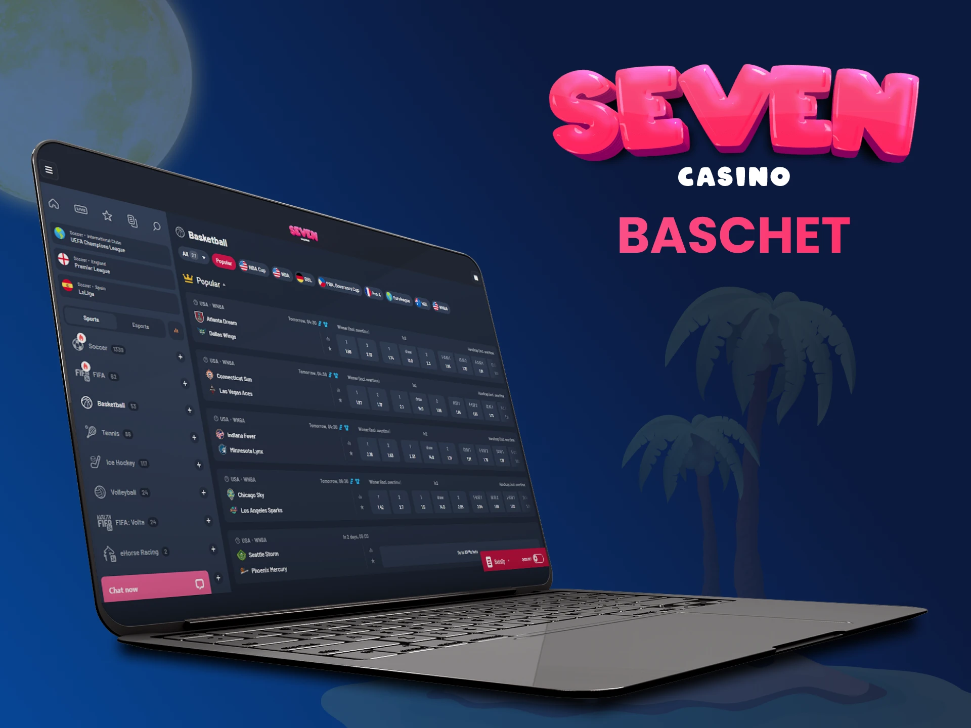 Rămâi la curent cu evenimentele din baschet cu Seven Casino.