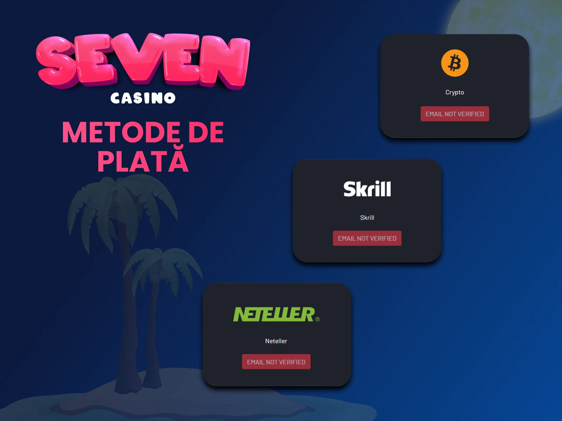 Metode de depunere convenabile pe site-ul Seven Casino.