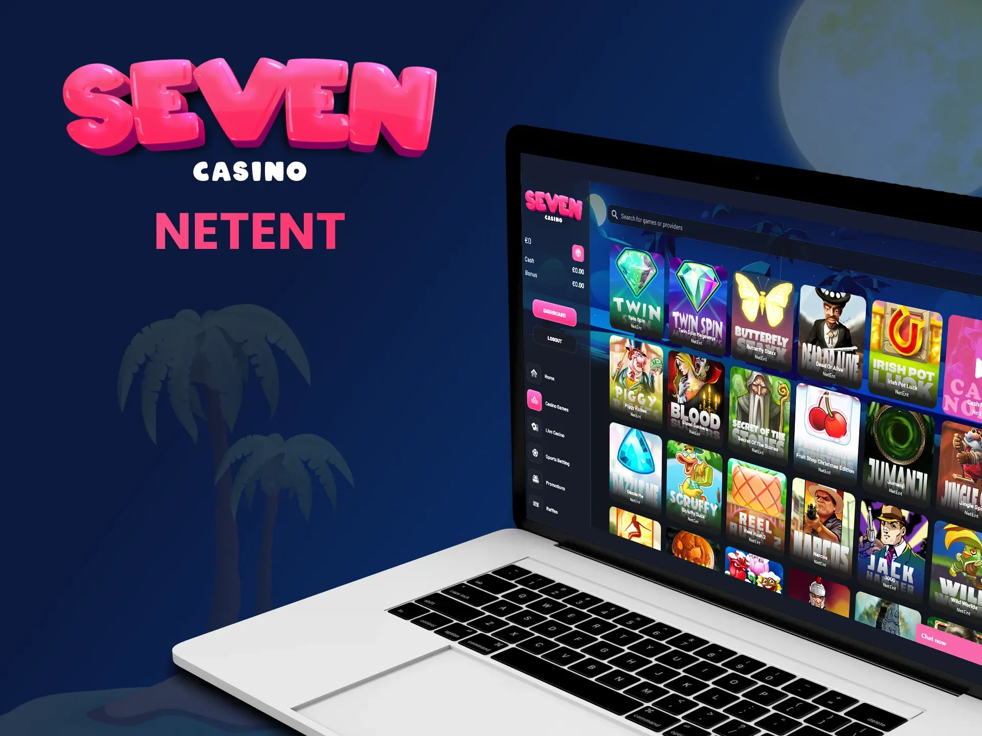 Veți găsi cele mai bune jocuri de la NetEnt la Seven Casino.