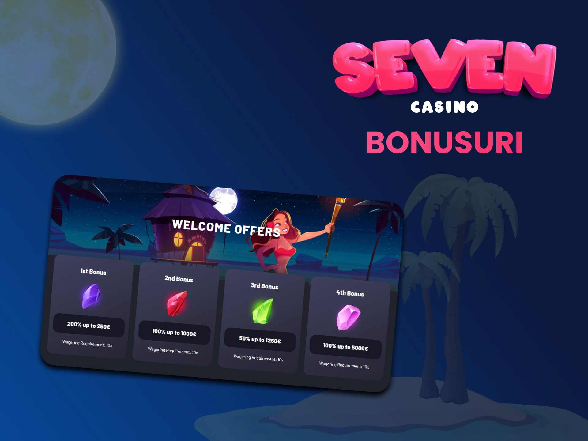 Ce bonusuri pentru sloturi sunt disponibile la Seven Casino.